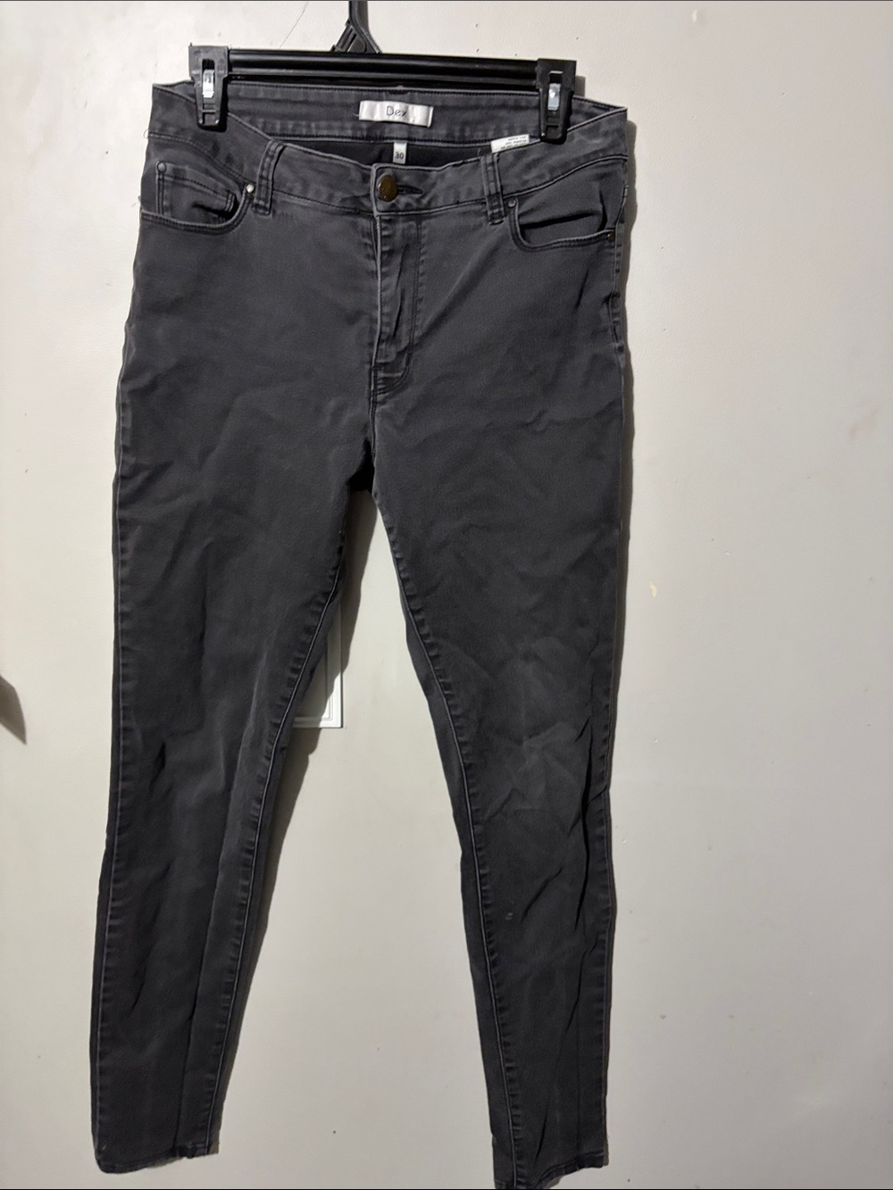 Dex Women's Charcoal Skinny Stretch Jeans